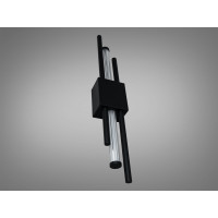 Настінне LED бра Лофт чорне 5 Вт CCT перемикач Diasha 7066BK