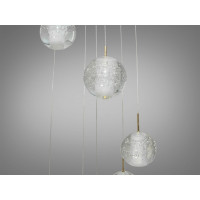 Люстра в зал лед  на 7 ламп Diasha 3006/7G