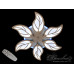 Світлодіодна люстра з диммером, 105W Diasha 8028/6GRLED3colordimmer