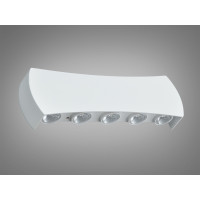 Фасадний LED світильник білий 4 промені 4 Вт Diasha DFB-8622-10WH