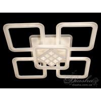 Потолочная светодиодная люстра с пультом Diasha A8190/4+1WH LED 3color dimmer 