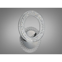 Стильний світлодіодний світильник з кольоровою підсвіткою, 22W, хром Diasha 2203/1HR