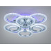 Люстра стельова LED Diasha хром 8 кілець 92Вт Diasha A8180/4+4HRLED3colordimmer Люстра стельова LED Diasha хром 8 кілець 92Вт Diasha A8180/4+4HRLED3colordimmer