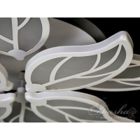 Люстры светодиодные Diasha 8028/4+4WH LED 3color dimmer 