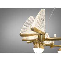 Стильна світлодіодна люстра підвіс для дитячої кімнати "Метелики", 50W Diasha YY8022-6G