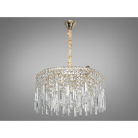 Хрустальная люстра на 9 ламп, золото Diasha 9708-550SG