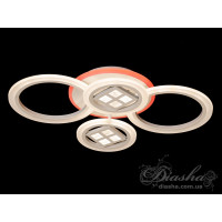 Cветодиодная люстра потолочная Diasha AD8200/2+2WH LED 3color dimmer 
