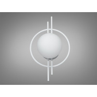 Надзвичайно вишуканий, лаконічний світильник-бра в стилі лофт, білий Diasha LQ7104/1WWH