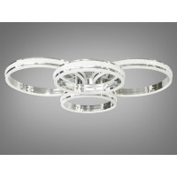 Потолочная светодиодная люстра светильник с пультом и подсветкой Diasha X55041/2+2A HR LED 3color dimmer