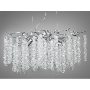 Сучасна кришталева люстра "Гліцинія" Diasha 605-600CH
