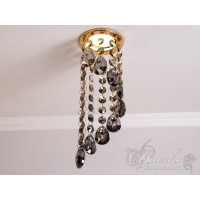 Точковий світильник із кришталевими підвісками Diasha 6013CGD-SM