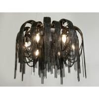 Люстра в зал в современном стиле Diasha L25D5/6BHR