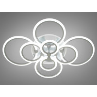 Потолочна люстра Diasha A8022 сіра з пультом і підсвіткою 175W Diasha A8022/8GRLED3colordimmer