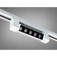 Трековий LED світильник лінійний білий 8Вт 4000К Diasha PPF-GS-10W-WH