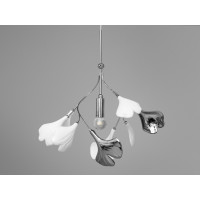 Підвіс Diasha Ginkgo Biloba хром кераміка E14 Diasha 7161-1PHR