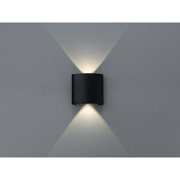 Настінне LED бра біле Up Down 2 Вт 2 промені Diasha DFB-3201BK