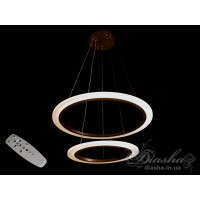 Люстра светодиодная кольца Diasha 1031/400+600BK dimmer