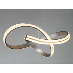 Підвісна LED люстра в кухню з диммером та пультом ДК, 180 Вт, біла Diasha MX78094/1CF