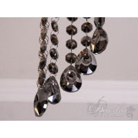 Точковий світильник із кришталевими підвісками Diasha 6013CGD-SM