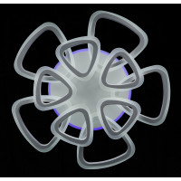 Люстра в зал или спальню светодиодная современная Splendid-Ray 2850150/5+5 LED (WHITE) 