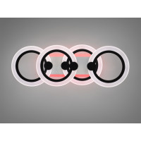 Лед люстра 85W Diasha HA8022/2+2BKLED3colordimmer