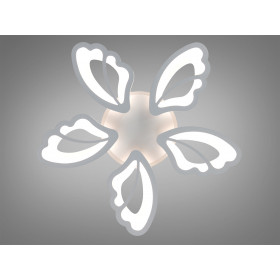 Стельова люстра LED біла 50Вт пульт 3 модулі Diasha 8166/5WHLED3colordimmer