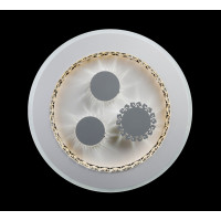 Люстра в зал или спальню светодиодная современная Splendid-Ray 286051 (WT) 