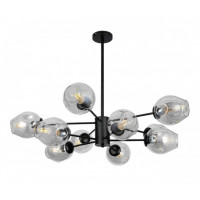Люстра подвесная молекула в стиле лофт Levistella 7526035-10 BK+CL Люстра подвесная молекула в стиле лофт Levistella 7526035-10 BK+CL