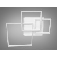 Стильна стельова LED люстра з диммером та лед підсвічуванням, 105W Diasha 11017/3WHLED3colordimmer