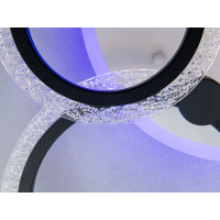 Люстра стельова LED Diasha біла 6 кілець 74W димер Diasha AD8180/3+3BKLED3colordimmer