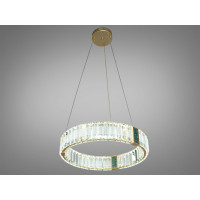 Хрустальная светодиодная люстра в спальню 40см Diasha 81028-400G