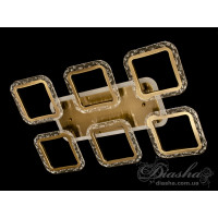 Люстра потолочная светодиодная LED с пультом Diasha QX2517/6S BR LED 3color dimmer 