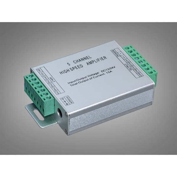 Підсилювач для LED стрічки Diasha PC-H5-RGBCW-AMP-5x15A