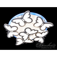 Люстра светодиодная потолочная в детскую комнату с пультом Diasha 8067/5+1WH LED 3color dimmer 