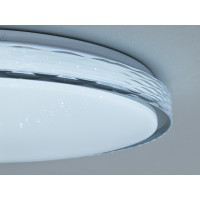 Стельова LED люстра Diasha Smart біла сіра 85Вт Diasha 6653/500GR