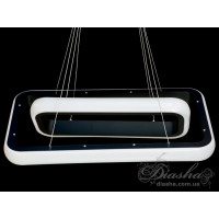 LED люстра подвесная с  диммерным пультом Diasha 8102-700*400+600*250BK dimmer