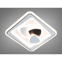 Мультифункціональний, мінімалістичний, стильний, акриловий, квадратний, світлодіодний світильник потужністю 42 Вт Diasha 12068