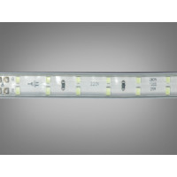 LED стрічка 220в, 120 шт/м, герметична, 10мм, блакитний Diasha P220-2835-120-BLUE-65-12