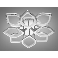 Cветодиодная люстра потолочная с пультом Diasha S8073/4+4HR LED 3color dimmer 