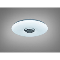 Смарт LED люстра біла 80 Вт RGB з Bluetooth Diasha DB-8301/500RGB+MP3