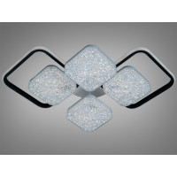 Люстра Diasha 96Вт пульт білий чорний 16м2 Diasha 2567WH+BKdimmer