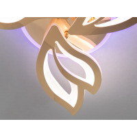 Сучасна LED люстра з пультом, підсвічуванням, 55W, золото Diasha 8165/3GLED3colordimmer