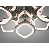 Cветодиодная люстра потолочная с пультом Diasha S8073/4+4HR LED 3color dimmer 