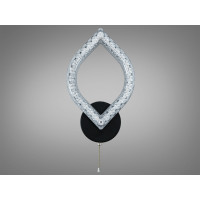 LED настінне бра чорне 17 Вт CCT ланцюжок Diasha MX4773/1BK