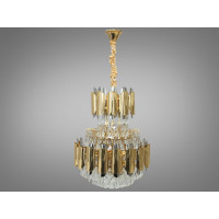 Хрустальная люстра золотого цвета Diasha 1022-D500xH720D