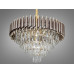 Шляхетна кришталева підвісна люстра в вітальню, 11 ламп Diasha 9001-600CF+SGD Шляхетна кришталева підвісна люстра в вітальню, 11 ламп Diasha 9001-600CF+SGD