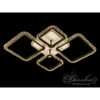 Cветодиодная люстра Diasha QX2519/2+2BK LED 3color dimmer 