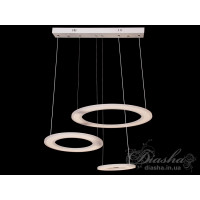LED люстры подвесные Diasha 7146/3WH  