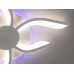 Стельова led люстра кільця з пультом, диммером, підсвіткою, 40W, чорна Diasha 2481/3+3WHLED3colordimmer