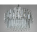 Представницька, підвісна кришталева люстра, 9 ламп, хром Diasha 830/500CH